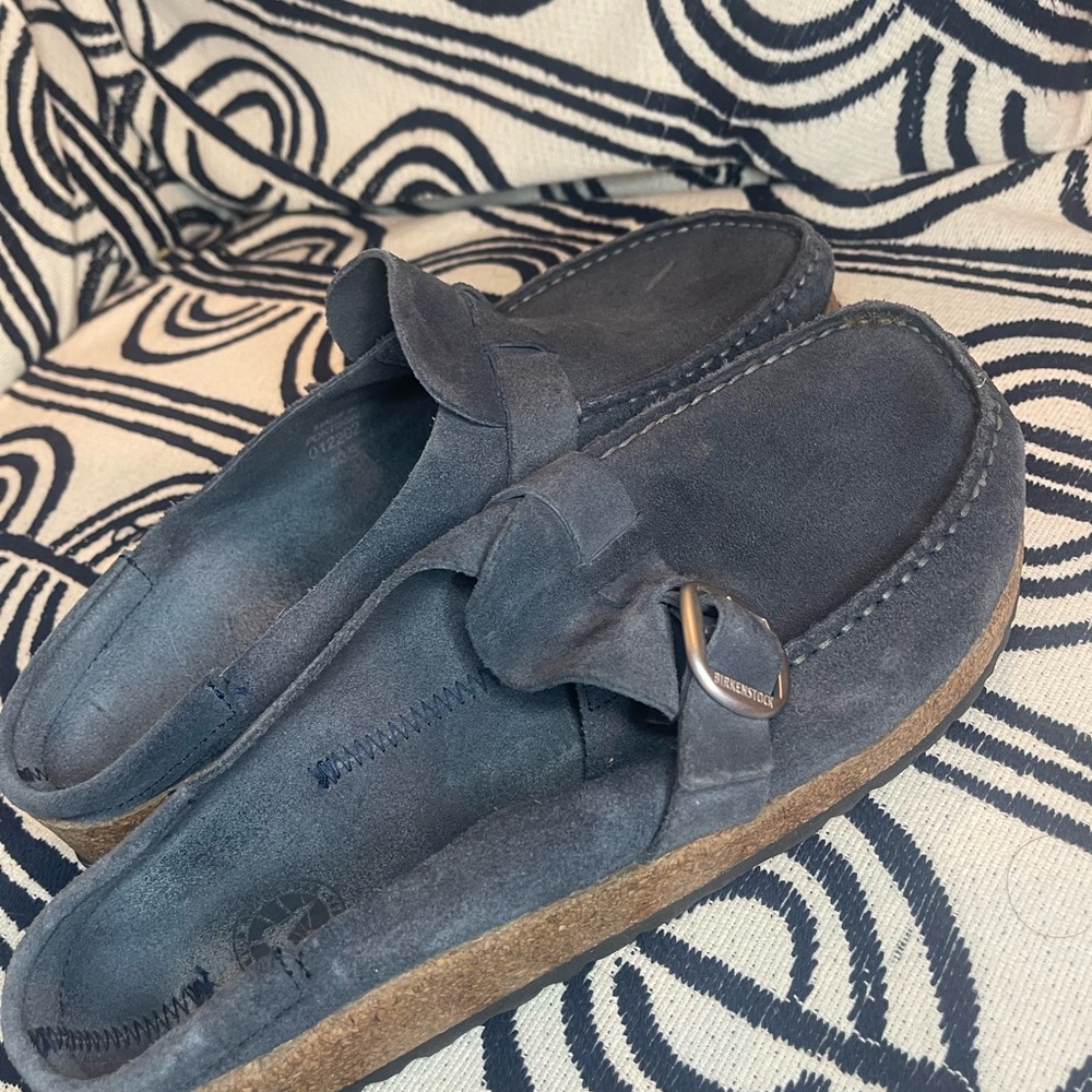 Buckley Birkenstock Navy Clogs - 40 - Picture 11 of 16